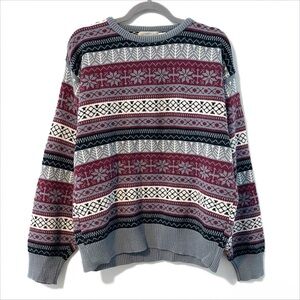 Vintage | Royal North Mills Outfitters Wool Blend Fair Isle Nordic Sweater
